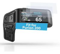 MEVRONISSHOP-Lot de 3 films de protection d'écran en verre trempé pour Bosch Purion 200 - Protection contre l'eau et les rayures - Dureté 9H - Transparent HD