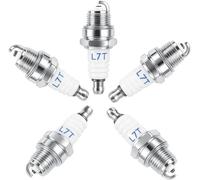 MEVRONISSHOP-Lot de 5 Bougie d'allumage L7T pour NGK BPMR7A et Bo-sch WSR6F WSR5F et Plus de Bougies Allumag, Tronçonneuse Tondeuse à gazon Petit Moteur Accessoire Pièces