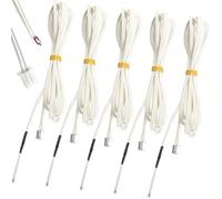 MEVRONISSHOP-Lot de 5 thermistances pour imprimante 3D - NTC 3950 100 K Ohm avec câble de 1 m pour les composants de rechange RepRap Prusa i3 Anet 3D Printer