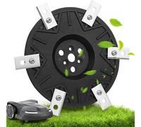 MEVRONISSHOP-Lot de 6 disques de coupe compatibles avec Worx Landroid, M500, M700, WR167E WR141E Vision M600, disque de lame + 6 lames de rechange compatibles avec les robots tondeuses Worx Landroid