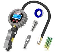 Mevronisshop-Manomètre Numérique Professionnel De Gonflage De Pneu 255 Psi Haute Précision Avec Lumière Led Et Écran Lcd Pour Voiture, Suv, Camion, Moto Et Vélos