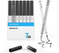 Mevronisshop-Marqueur Noir À Deux Têtes Cricut Maker 3 / Maker/Explore 3 / Air 2 / Air Fine Point Pen Medium Calligraphie 7 Stylos Variety Techniques D'écriture De Dessin