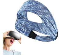 MEVRONISSHOP-Masque VR pour Les Yeux pour Oculus Quest 2,Bandeaux Anti-Transpiration pour Visage VR,VR Face Cover avec Sangle Élastique,Masques Respirants et lavables pour Oculus Go HTC Vive PS VR (B