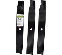 MEVRONISSHOP-Maxpower 561381B Lot de 3 Lames à Levage élevé pour tondeuses Toro Time Cutter Z de 127 cm Remplace Le numéro OEM 110-6837-03, 112-9759-03, et 115-5059-03