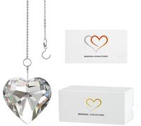 Mevronisshop-Merrynine Memorial Crystal Sun Catcher, Cadeau De Condoléances Pour La Perte D'un Être Cher, Souvenir En Forme De Coeur, Cadeau De Deuil Arc - En - Ciel, Perte D'une Mère Père Fils Fille