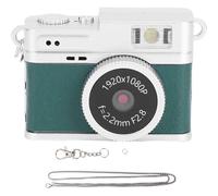 Mevronisshop-Mini Caméra De Trousque, 1080p Hd Mini Caméra Numérique Rétro Avec Lumière Flash, Batterie De 180mah, Enregistreur Vidéo Pour L'enregistrement De Voyage (Green) Vert