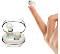 MEVRONISSHOP-Mini écouteurs invisibles Bluetooth sans fil dans les oreilles, les plus petits écouteurs sans fil pour les petites oreilles, caches auditifs cachés dans l'oreille pour le travail