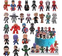 MEVRONISSHOP-Mini Figurines, 26 Pièces - Cake Topper et Décorations de Gâteau - Jouet pour Enfants Anniversaire