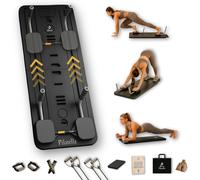 Mevronisshop-Mini Reformer Pilates Pliable - Planche Pilate Maison 5-En-1, Machine Pilate Pour La Maison, Pilates Board Premium Noir Avec Ebook (10 Exercices Inclus)