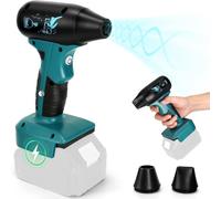 MEVRONISSHOP-Mini souffleur pour batterie Makita 18 V, 130 000 tr/min 180 W, souffleur à feuilles, portable, 4 vitesses, ventilateur industriel Jet Dry Turbo Fan pour séchage des cheveux, nettoyage d