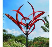 Mevronisshop-Moulin À Vent Pour Jardin Et Cour, Grandes Sculptures Cinétiques En Métal Pour L'extérieur, Bordeaux 2