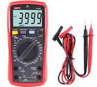 Mevronisshop-Multimètre, Ut890c Multimètre Numérique True Rms 6000 Compte Ampèremètre Voltmètre Tension Ac/Dc Résistance Courant Capacité Fréquence Testeur Mètre De Température De Mesure Avec Sonde L