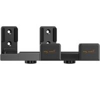 MEVRONISSHOP-My Wall HZ 30 L Support pour Barre de Son Rigide Noir 2 pc(s)