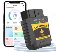 Mevronisshop-Obd2 Diagnostic Auto Valise Voiture, Bluetooth Obd Diagnostique Auto Multimarque, Diagnostic Voiture Système Moteur Obdii, Lecteur Obd Outils De Diagnostic Français Voiture Pour Les Véhi