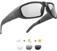 MEVRONISSHOP-OhO Smart Glasses,Safety Glasses with Bluetooth Speaker,Indoor/Outdoor UV Protection and Voice Control,Unisex