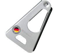 Mevronisshop-Ouvreur Universel Avec Bande En Caoutchouc, Ouvre-Boîte /Ouverture De Couvercles Et Décapsuleur, Longueur : 17 Cm, Acier/Caoutchouc, Twist, Argenté, 10502270