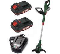 MEVRONISSHOP-PARKSIDE PRTA 20-Li Coupe-bordures sans fil avec 2 x batteries 2 Ah + chargeur, compatible avec tous les appareils X20V Team
