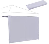 Mevronisshop-Paroi Latérale/Rideau Latéral 3 X 3 M Sans Fenêtre Pour Pavillon Pliant, Imperméable, Sans Auvent, Terrasse, Balcon, Housse De Protection Pour Extérieur