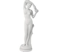 Mevronisshop-Pd72515 Séduisante Vénus Statue Blanc 11,5 X 14 X 44,5 Cm