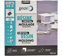 Mevronisshop-Pébéo - Gédéo Kit Résine Cristal 150 Ml - Résine Époxy Transparente Effet Pâte De Verre - Pébéo Cristal - Pour Inclusion, Coulage, Moulage, Vernis - Compatible Bois & Autres Matériaux 15