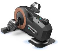 Mevronisshop-Pedalier D'appartement,Mini Vélo D'appartement,Vélo Bureau Maison Extra Silencieux Avec Écran Lcd Et 8 Niveaux De Résistance Magnétique Intelligente Pour Bras Et Jambes