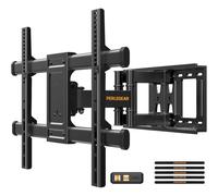 MEVRONISSHOP-PERLEGEAR Support Mural TV pour écrans 37-84 Pouces Jusqu'à 60KG, Fixation TV Murale Inclinable et Orientable Max. VESA 600x400mm, Accroche TV Mural