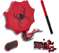 Mevronisshop-Piñata Géante Thème Araignée ¿ Anniversaire Enfant Garçon ¿ Super-Héros Type Spider ¿ Grande Piñata À Casser ¿ Fête, Halloween ¿ Grande Capacité Bonbons & Surprises