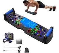 Mevronisshop-Planche A Pompe Avec Comptage Automatique Pliable Tableau De Pompes Planche À Pompe Musculation 30 En 1 Équipement D'exercice