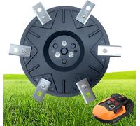MEVRONISSHOP-Plateau de réglage pour 6 lames, plateau de coupe en plastique renforcé de fibres de verre, plaque tournante compatible avec Worx Landroid M500 M700 WR167E WR141E & Vision M600