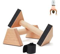 Mevronisshop-Poignées De Pompes - 2 Barres Push Up En Bois - Poignées Parallèles Pour Les Articulations - Équipement De Gymnastique - Équipement De Fitness Pour La Maison - Barre De Pompes En Bois Ma