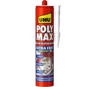 MEVRONISSHOP-Polymax extra fort- Mastic/colle de fixation MSP pour coller, assembler et jointer, toutes surfaces, séchage rapide, sans solvants, blanc, cartouche 425 g