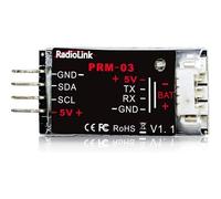 MEVRONISSHOP-PRM-03 Module de télémétrie d'informations OSD en temps réel GPS/RSSI/tension (1S-12S)/distance et plus sur l'émetteur RC AT9/AT9S/AT9S Pro/AT10II, fonctionne avec