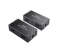 MEVRONISSHOP-PW-HT202P(POC) HDMI Extender Prolonger 50m/165ft Cat5e/Cat6 Câble HD 1080p Support Fonction d'apprentissage EDID Et Le Travail de Fourniture Unique