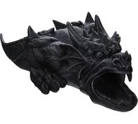 Mevronisshop-Ranier La Gargouille De Gouttière Statue D'extension De Descente De Gouttière, 41 Cm, Polyrésine, Pierre Grise