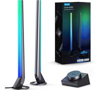 MEVRONISSHOP-RGBIC 42cm Gaming Lightbar pour PC avec contrôleur de bureau, synchronisation de la musique pour TV et moniteur, 60+ modes de scène, compatible avec Alexa et Google Assistant, contrôle v