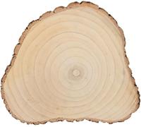 Mevronisshop-Rondin De Bois 40 Cm, Rondelle De Bois, Rond En Bois Décorative Comme Plateau De Service, Décoration De Table Ou Pour Bricoler, Rondin En Bois De Paulownia Durable, 40 X 34.5 Cm