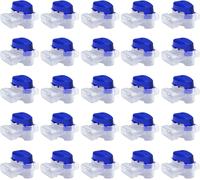 MEVRONISSHOP-Set de Connecteurs de Câbles pour Robot Tondeuse - 25 Raccords Remplis de Gel pour Étendre ou Réparer Fil Electrique Bas Voltage Tondeuse Automatique - Étanches, Sûrs, Dénudage Inutile