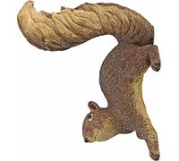 Mevronisshop-Simone L'écureuil Statue De Jardin Suspendu Décor Bois, 20 Cm, Polyrésine, Palette Complète De Couleur