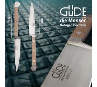 Mevronisshop-Solingen - Couteau À Larder Forgé, 10 Cm, Bois De Sycomore, Alpha-Platane - Couteaux D'office, Double Mitre, Fabriqué À La Main En Allemagne, Marron