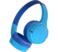 MEVRONISSHOP-SoundForm Mini Casque Audio sans Fil pour Enfants avec Micro intégré (Circum-aural, autonomie de 30 h, pour Apprentissage, Voyages, Autocollants Amusants, pour iPhone, iPad, Galaxy) - Bl