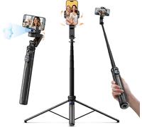 MEVRONISSHOP-Stabilisateur Smartphone, Gimbal Trepied Suivi Automatique du Visage Rotatif 360 Perche Selfie 45 156cm avec Télécommande Compatible pour iPhone/Android, Gimbal-Smartphone-Stabilisateur