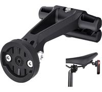Mevronisshop-Support De Selle Vélo Compatible Avec Garmin Varia Rtl510 Rtl515 Tl300 Rct715 Radar Arrière Et Feu Arrière, Support De Rail Antidérapant En Alliage Résistant Avec Angle Réglable Pour Vél