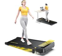 Mevronisshop-Tapis De Course, Pente 9%,2 En 1 Tapis De Marche Électrique, 2.5 Hp, Compact Et Portable Sous Le Bureau,10 Km/H, Télécommande, Écran Led, Peu Encombrant, Pour Le Bureau À Domicile