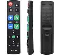 MEVRONISSHOP-Télécommande TV pour personnes âgées avec grand bouton pour personnes âgées, télécommande universelle, facile à utiliser et à configurer