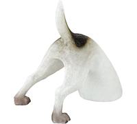 Mevronisshop-Térrence Le Terrier Le Chien De Compagnie Creusant Statues De Jardin, 30 Cm, Polyrésine, Palette Complète De Couleur