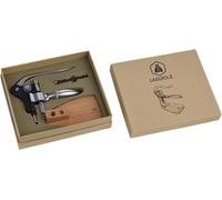 Mevronisshop-Tire Bouchon À Levier Sur Base - Corps Métal - Socle En Bois