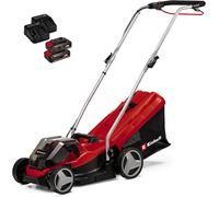 MEVRONISSHOP-Tondeuse à Gazon sans Fil GE-CM 36/33 Li Kit - Power X-Change (36 V, 33 cm Largeur de Coupe) Livré avec 2 Batteries 2,5 Ah et 2 Chargeurs