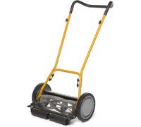 MEVRONISSHOP-Tondeuse Hélicoïdale à Poussée SCM 240 R, Largeur de coupe 40 cm, 5 lames, Bac de collecte NON inclus, Noir/Jaune/Gris
