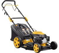 MEVRONISSHOP-Tondeuse Thermique Autotractée 146cm3 à Essence pour Pelouse - Fonction Mulching - Hauteur de Coupe 7 Positions - Démarrage Facile - Outillage Jardin - Marque Française