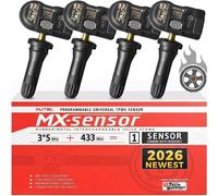 Mevronisshop-Tpms Sensor Mx-Sensor, Double Fréquence Capteurs Tpms Pour 99% Voitures, Fonctionne Avec Ts508wf Ts408s Ts501pro Ts601, Niveau Oe Programmable & Clonable Tpms Sensor (Valve En Caoutchouc